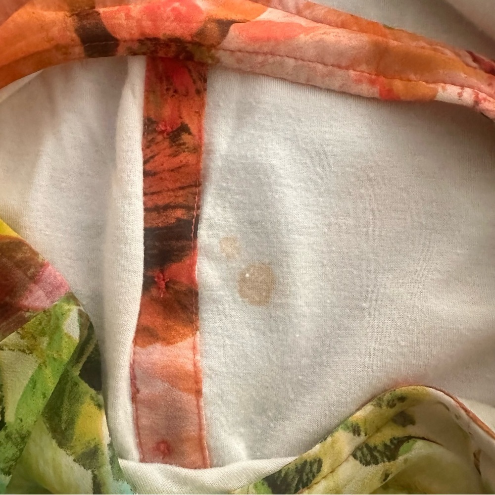 Anthropologie KAS New York Women’s Pink Green Floral Button Tank Top Size Small - Picture 9 of 9